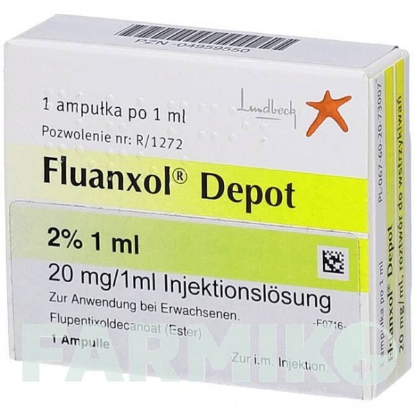 ФЛЮАНКСОЛ (FLUANXOL) 2% раствор 1x1 мл - Флупентиксол KOHLPHARMA