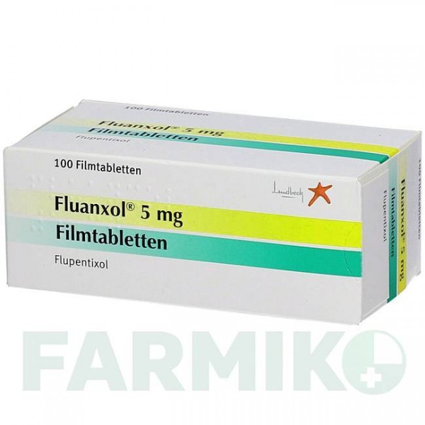 ФЛЮАНКСОЛ (FLUANXOL) 5 мг таблетки 100 шт - Флупентиксол LUNDBECK