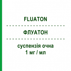 ФЛУАТОН (FLUATON) 1 мг/мл суспензия глазная 20 шт 0,4 мл - Фторметолон BAUSCH & LOMB