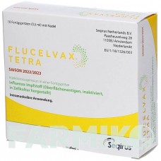 ФЛУЦЕЛВАКС (FLUCELVAX) 2022/2023 доз шприци 10x0,5 мл - Гриппа вирус инактивированный антиген SEQIRUS