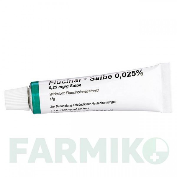 ФЛУЦИНАР (FLUCINAR) 0,025% мазь 15 г - Флуоцинолон ABANTA PHARMA