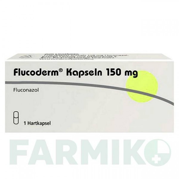 ФЛУКОДЕРМ (FLUCODERM) 150 мг капсулы 1 шт - Флуконазол DERMAPHARM