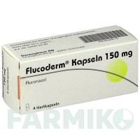 ФЛУКОДЕРМ (FLUCODERM) 150 мг капсули 4 шт - Флуконазол DERMAPHARM