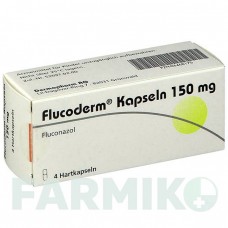 ФЛУКОДЕРМ (FLUCODERM) 150 мг капсулы 4 шт - Флуконазол DERMAPHARM