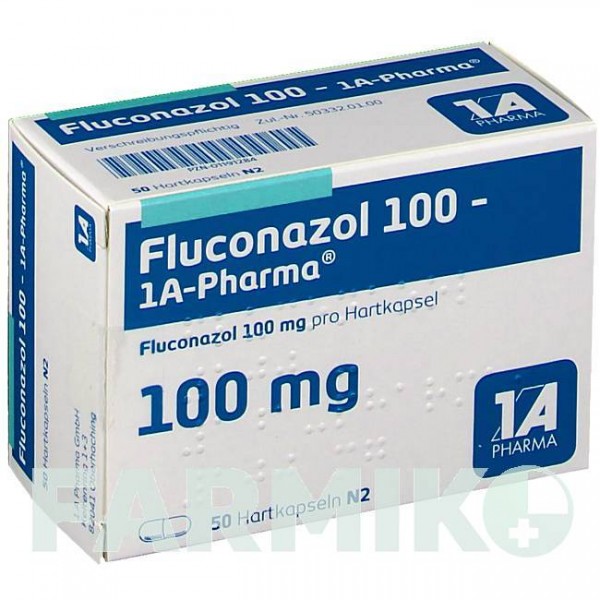 ФЛУКОНАЗОЛ (FLUCONAZOL) 100 капсули 50 шт - Флуконазол 1 A PHARMA