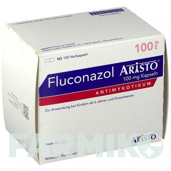 ФЛУКОНАЗОЛ (FLUCONAZOL) 100 мг капсули 100 шт - Флуконазол ARISTO PHARMA