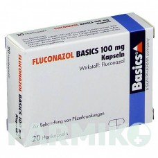 ФЛУКОНАЗОЛ (FLUCONAZOL) 100 мг капсулы 20 шт - Флуконазол BASICS