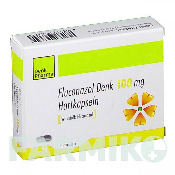 ФЛУКОНАЗОЛ (FLUCONAZOL) 100 мг капсулы 20 шт - Флуконазол DENK PHARMA