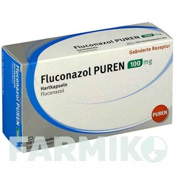 ФЛУКОНАЗОЛ (FLUCONAZOL) 100 мг капсулы 100 шт - Флуконазол PUREN PHARMA