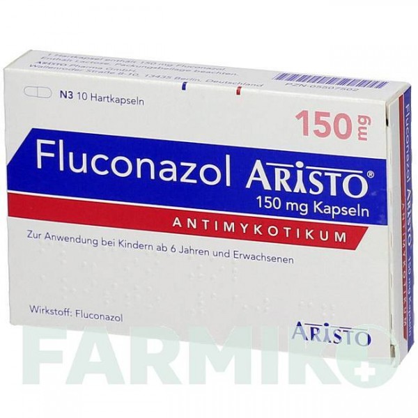ФЛУКОНАЗОЛ (FLUCONAZOL) 150 мг капсулы 10 шт - Флуконазол ARISTO PHARMA