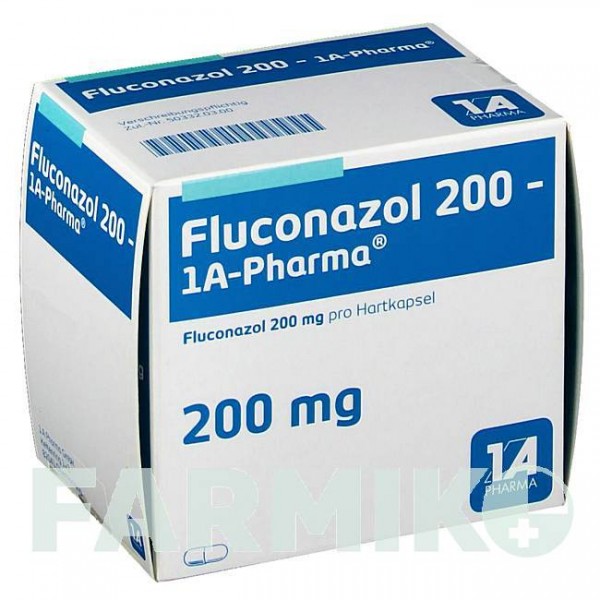 ФЛУКОНАЗОЛ (FLUCONAZOL) 200 капсулы 50 шт - Флуконазол 1 A PHARMA