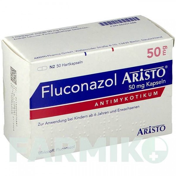ФЛУКОНАЗОЛ (FLUCONAZOL) 50 мг капсули 50 шт - Флуконазол ARISTO PHARMA
