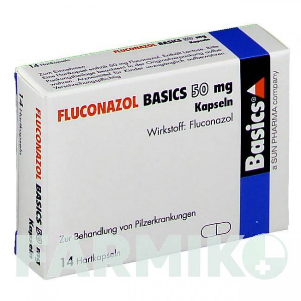 ФЛУКОНАЗОЛ (FLUCONAZOL) 50 мг капсули 14 шт - Флуконазол BASICS