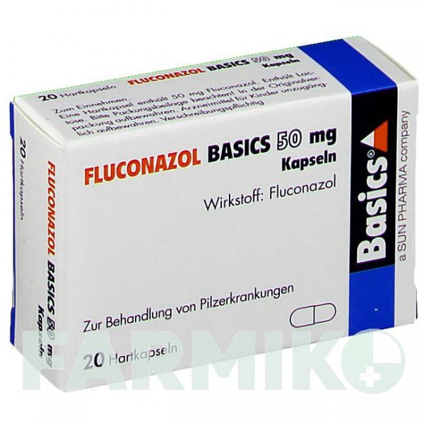 ФЛУКОНАЗОЛ (FLUCONAZOL) 50 мг капсулы 20 шт - Флуконазол BASICS
