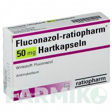 ФЛУКОНАЗОЛ (FLUCONAZOL) 50 мг капсули 14 шт - Флуконазол RATIOPHARM