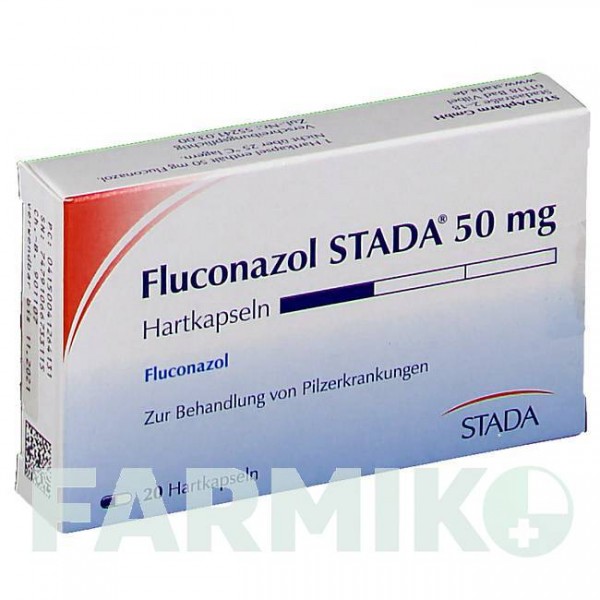 ФЛУКОНАЗОЛ (FLUCONAZOL) 50 мг капсули 20 шт - Флуконазол STADAPHARM