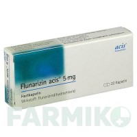 ФЛУНАРИЗИН (FLUNARIZIN) 5 мг капсули 20 шт - Флунаризин ACIS