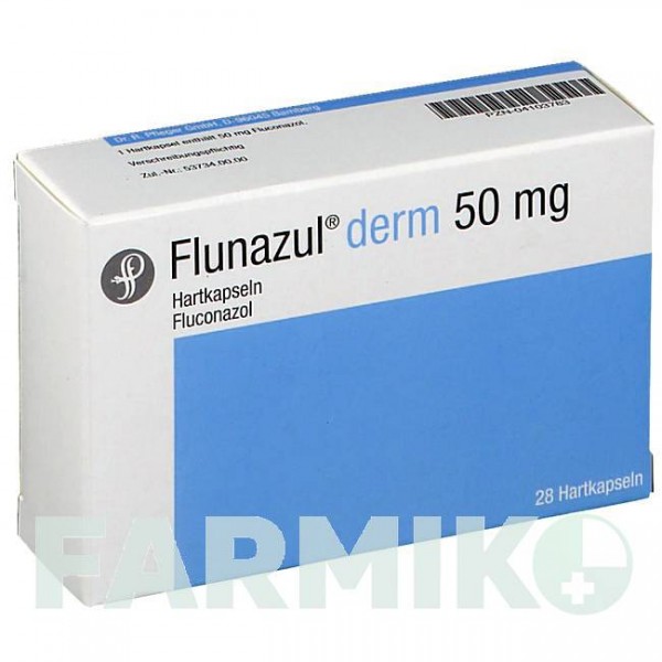 ФЛУНАЗУЛ (FLUNAZUL) 50 мг капсули 28 шт - Флуконазол DR.PFLEGER