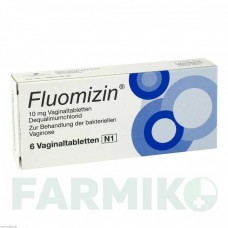 ФЛУОМИЗИН (FLUOMIZIN) 10 мг таблетки 6 шт - Деквалиний PIERRE FABRE