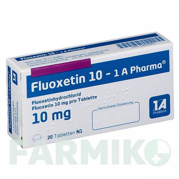 ФЛУОКСЕТИН (FLUOXETIN) 10 таблетки 20 шт - Флуоксетин 1 A PHARMA