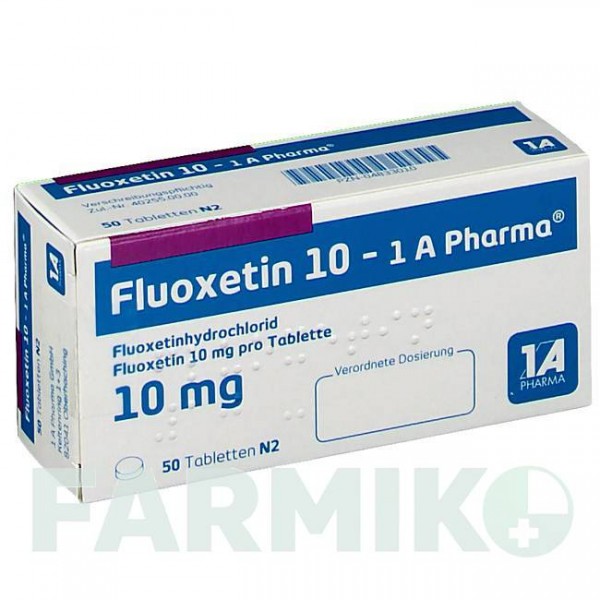 ФЛУОКСЕТИН (FLUOXETIN) 10 таблетки 50 шт - Флуоксетин 1 A PHARMA