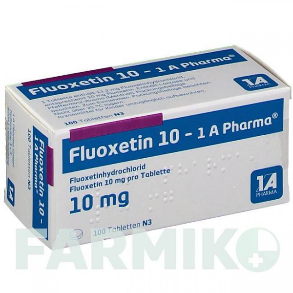 ФЛУОКСЕТИН (FLUOXETIN) 10 таблетки 100 шт - Флуоксетин 1 A PHARMA