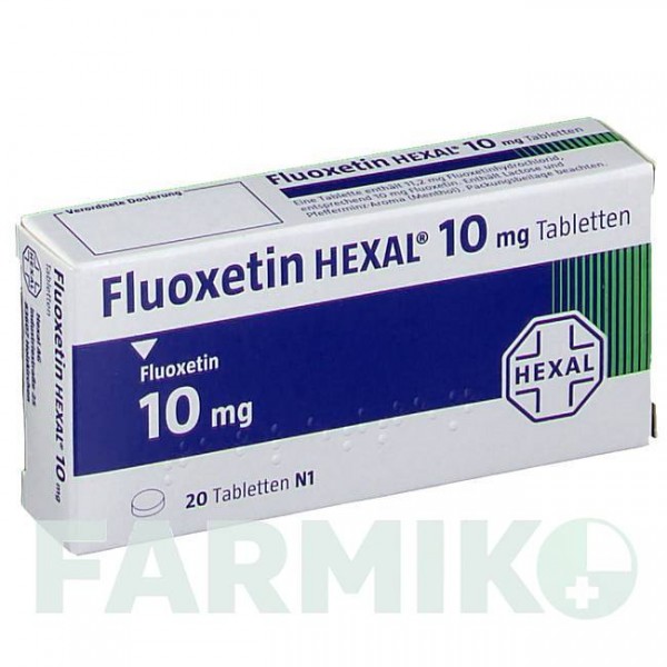 ФЛУОКСЕТИН (FLUOXETIN) 10 мг таблетки 20 шт - Флуоксетин HEXAL
