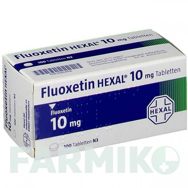 ФЛУОКСЕТИН (FLUOXETIN) 10 мг таблетки 100 шт - Флуоксетин HEXAL