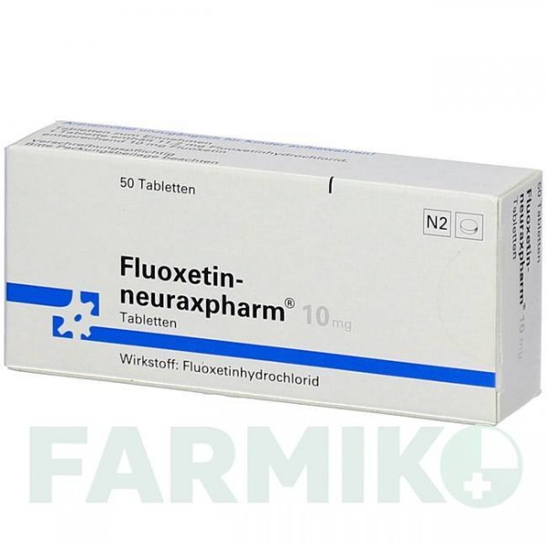 ФЛУОКСЕТИН (FLUOXETIN) 10 мг таблетки 50 шт - Флуоксетин NEURAXPHARM