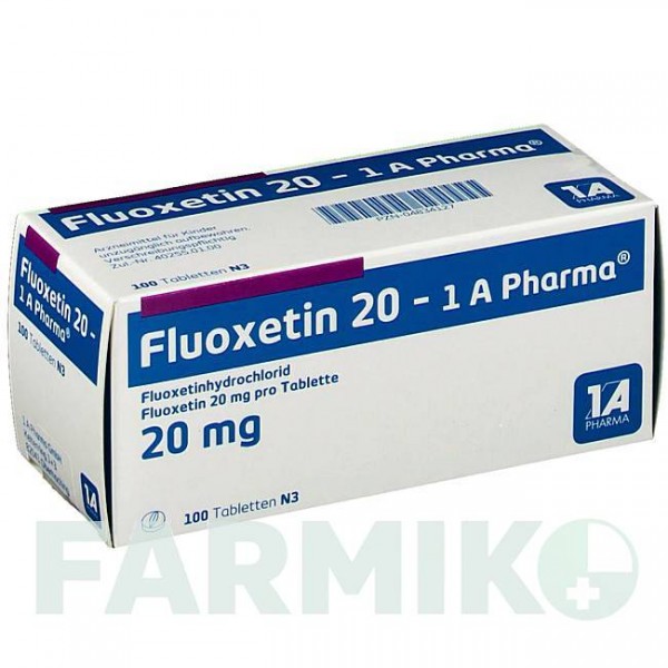 ФЛУОКСЕТИН (FLUOXETIN) 20 таблетки 100 шт - Флуоксетин 1 A PHARMA