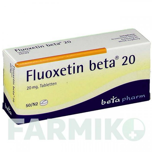 ФЛУОКСЕТИН (FLUOXETIN) 20 таблетки 50 шт - Флуоксетин BETAPHARM