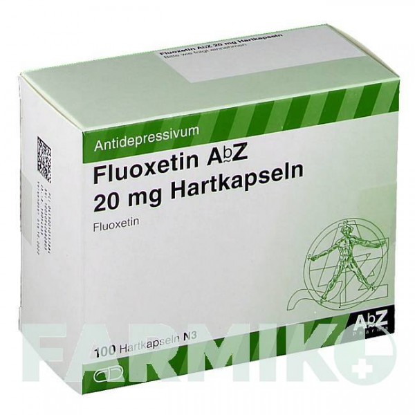ФЛУОКСЕТИН (FLUOXETIN) 20 мг капсули 100 шт - Флуоксетин ABZ PHARMA