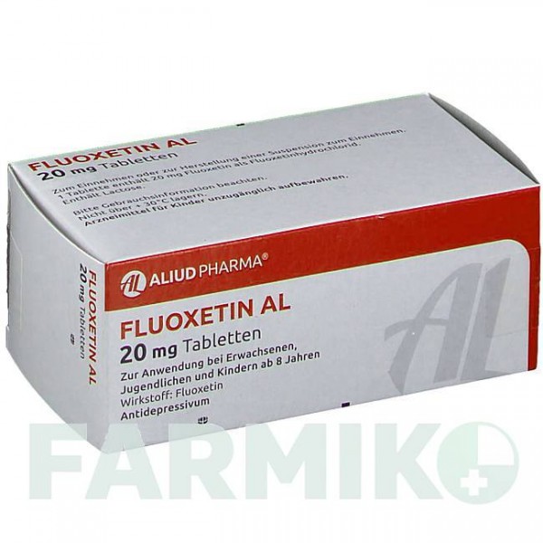 ФЛУОКСЕТИН (FLUOXETIN) 20 мг таблетки 50 шт - Флуоксетин ALIUD PHARMA