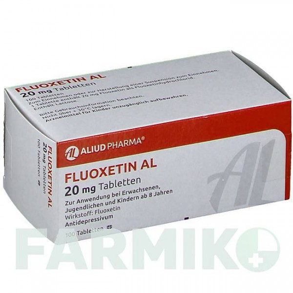 ФЛУОКСЕТИН (FLUOXETIN) 20 мг таблетки 100 шт - Флуоксетин ALIUD PHARMA