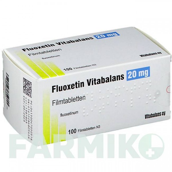 ФЛУОКСЕТИН (FLUOXETIN) 20 мг таблетки 100 шт - Флуоксетин BLANCO PHARMA