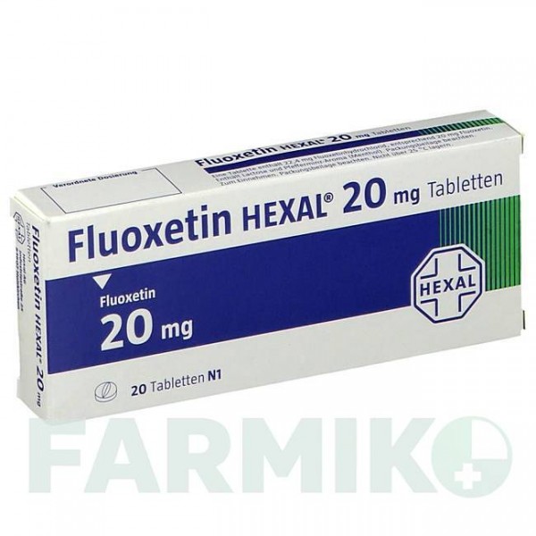 ФЛУОКСЕТИН (FLUOXETIN) 20 мг таблетки 20 шт - Флуоксетин HEXAL
