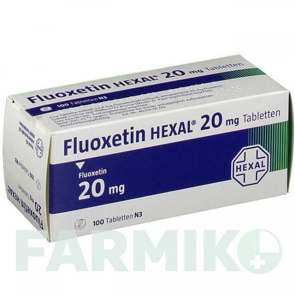 ФЛУОКСЕТИН (FLUOXETIN) 20 мг таблетки 100 шт - Флуоксетин HEXAL