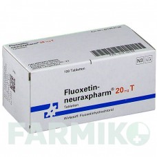 ФЛУОКСЕТИН (FLUOXETIN) 20 мг таблетки 100 шт - Флуоксетин NEURAXPHARM