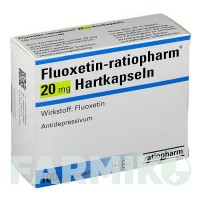 ФЛУОКСЕТИН (FLUOXETIN) 20 мг капсули 100 шт - Флуоксетин RATIOPHARM