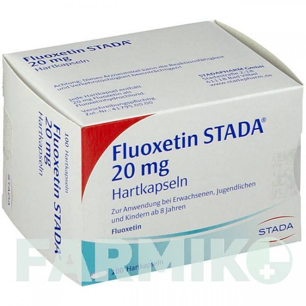 ФЛУОКСЕТИН (FLUOXETIN) 20 мг капсулы 100 шт - Флуоксетин STADAPHARM