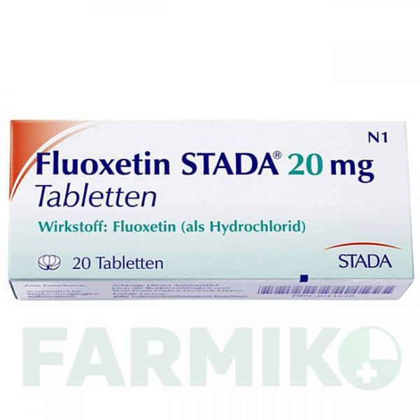 ФЛУОКСЕТИН (FLUOXETIN) 20 мг таблетки 20 шт - Флуоксетин STADAPHARM
