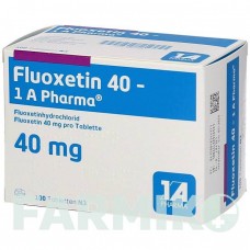 ФЛУОКСЕТИН (FLUOXETIN) 40 таблетки 100 шт - Флуоксетин 1 A PHARMA
