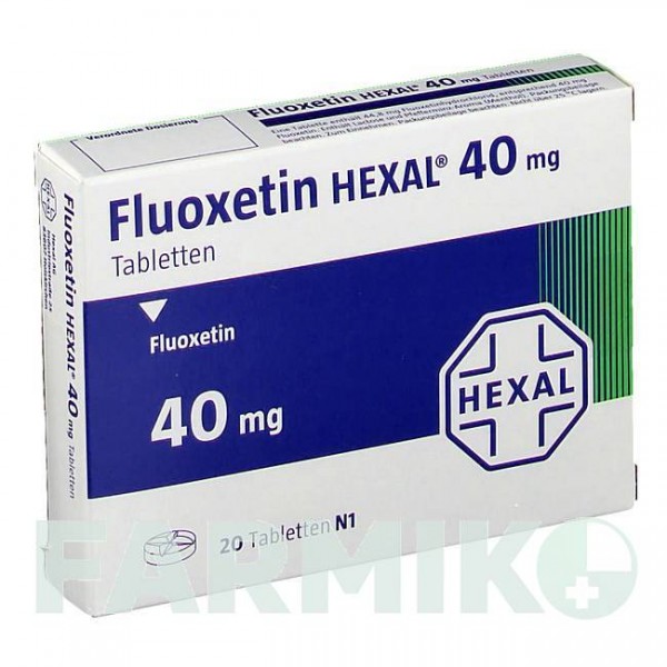 ФЛУОКСЕТИН (FLUOXETIN) 40 мг таблетки 20 шт - Флуоксетин HEXAL