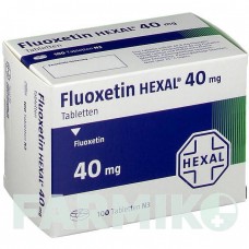 ФЛУОКСЕТИН (FLUOXETIN) 40 мг таблетки 100 шт - Флуоксетин HEXAL