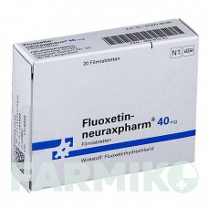 ФЛУОКСЕТИН (FLUOXETIN) 40 мг таблетки 20 шт - Флуоксетин NEURAXPHARM