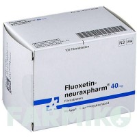 ФЛУОКСЕТИН (FLUOXETIN) 40 мг таблетки 100 шт - Флуоксетин NEURAXPHARM