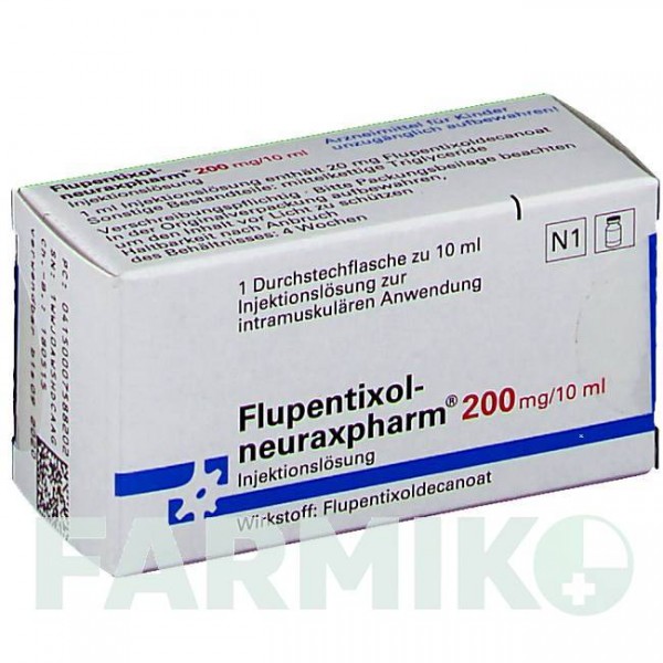 ФЛУПЕНТИКСОЛ (FLUPENTIXOL) 200 мг/10 мл розчин 10 мл - Флупентиксол NEURAXPHARM