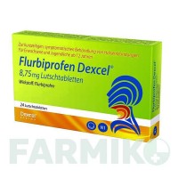 ФЛУРБІПРОФЕН (FLURBIPROFEN) 8,75 мг таблетки 24 шт - Флурбіпрофен DEXCEL PHARMA