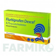 ФЛУРБИПРОФЕН (FLURBIPROFEN) 8,75 мг таблетки 24 шт - Флурбипрофен DEXCEL PHARMA