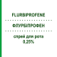 ФЛУРБІПРОФЕН (FLURBIPROFENE) 0,25% спрей для рота 15 мл - Активні речовини TEVA
